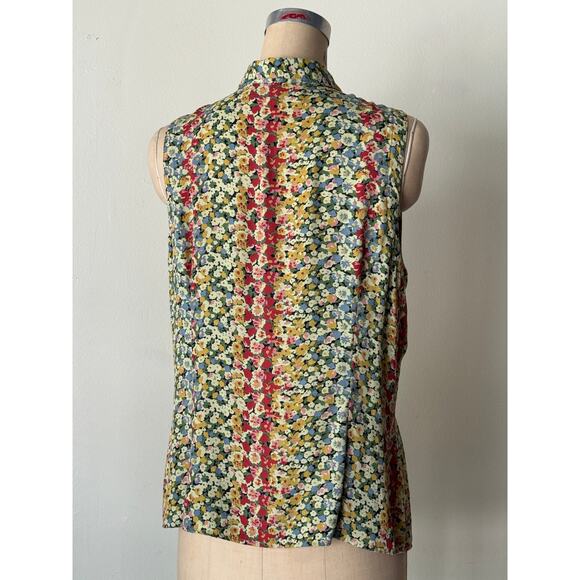 Vintage Floral Rayon Blouse - Picture 4 of 4